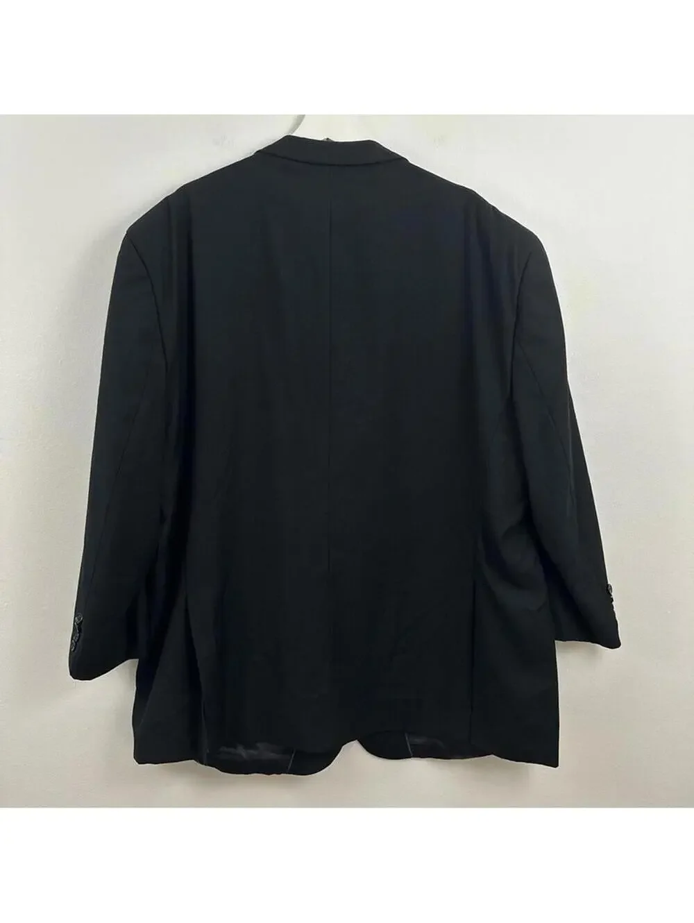 Vinci Men’s Black Button Down Long Sleeve Blazer Size 54L